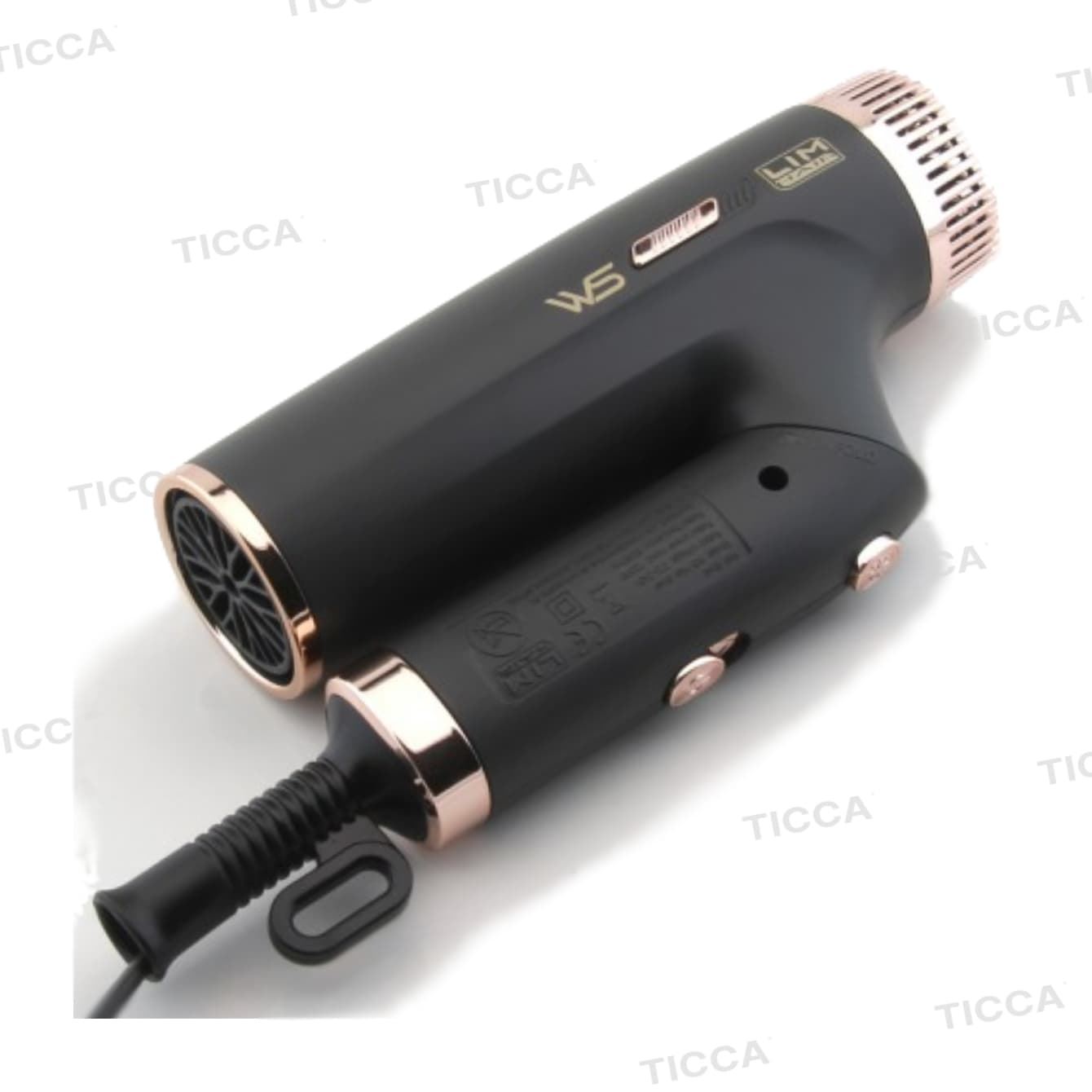 SECADOR VIAJE PROFESIONAL "WS" 1200W NEGRO | LIM HAIR - Imagen 2