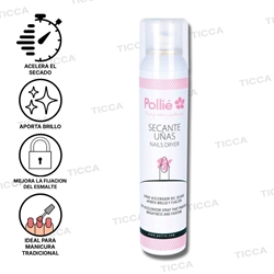 SPRAY ACELERADOR SECANTE DE UÑAS 200ml | POLLIE - Imagen 1