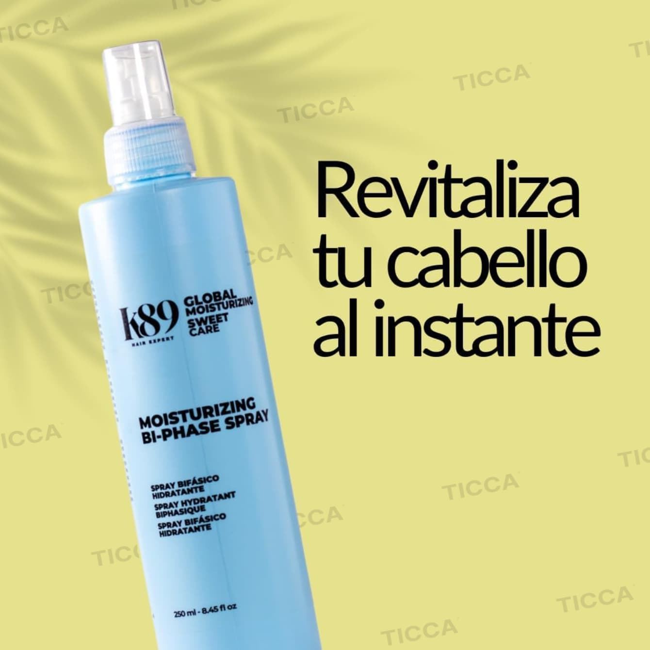 Spray bifase hidratante y desenredante Global Moisturizing 250ml | K89 - Imagen 5