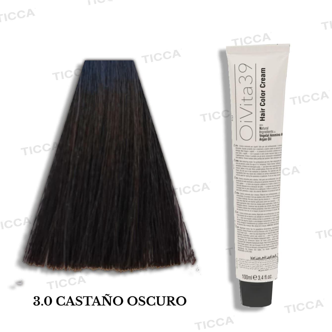 TINTE LIBRE DE AMONIACO, PPD Y RESORCINOL 100ml | OIVITA39 - Imagen 4