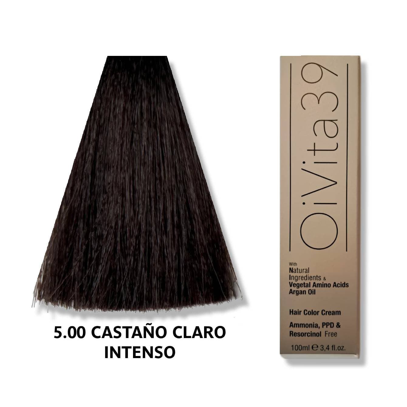 TINTE LIBRE DE AMONIACO, PPD Y RESORCINOL: BASES NATURALES INTENSAS 100ml | OIVITA39 - Imagen 3