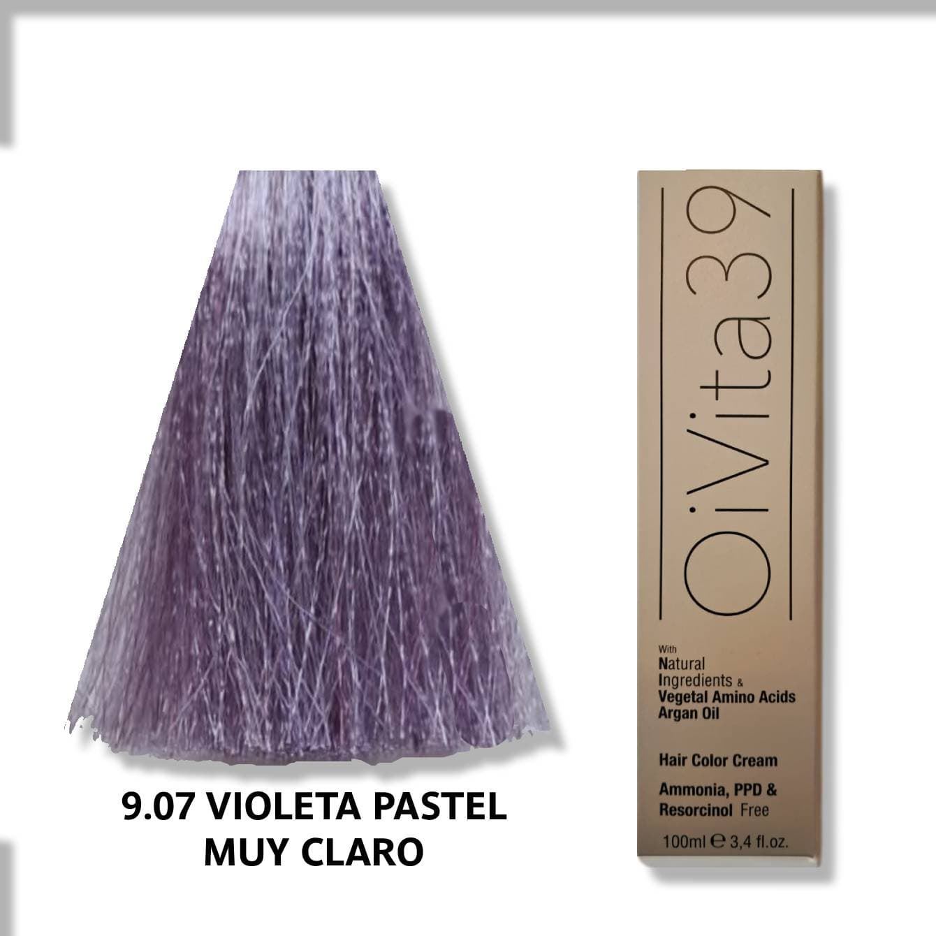 TINTE LIBRE DE AMONIACO, PPD Y RESORCINOL: VIOLETAS Y ROJIZOS 100ml | OIVITA39 - Imagen 6