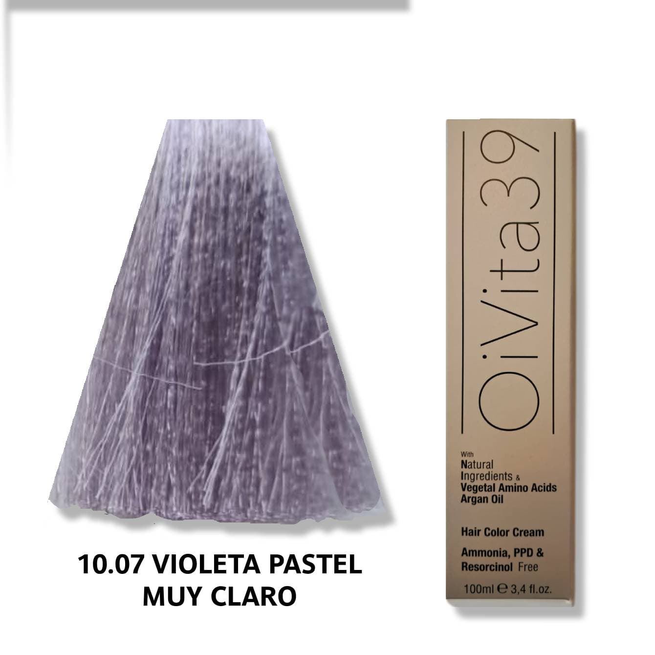 TINTE LIBRE DE AMONIACO, PPD Y RESORCINOL: VIOLETAS Y ROJIZOS 100ml | OIVITA39 - Imagen 7