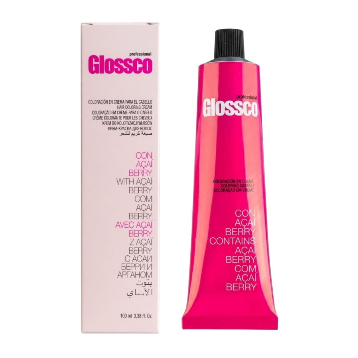 Tinte Permanente Para el Pelo con Aceite de Argan y Açai Berry 100ml - Bases Naturales | Glossco Profesional - Imagen 1