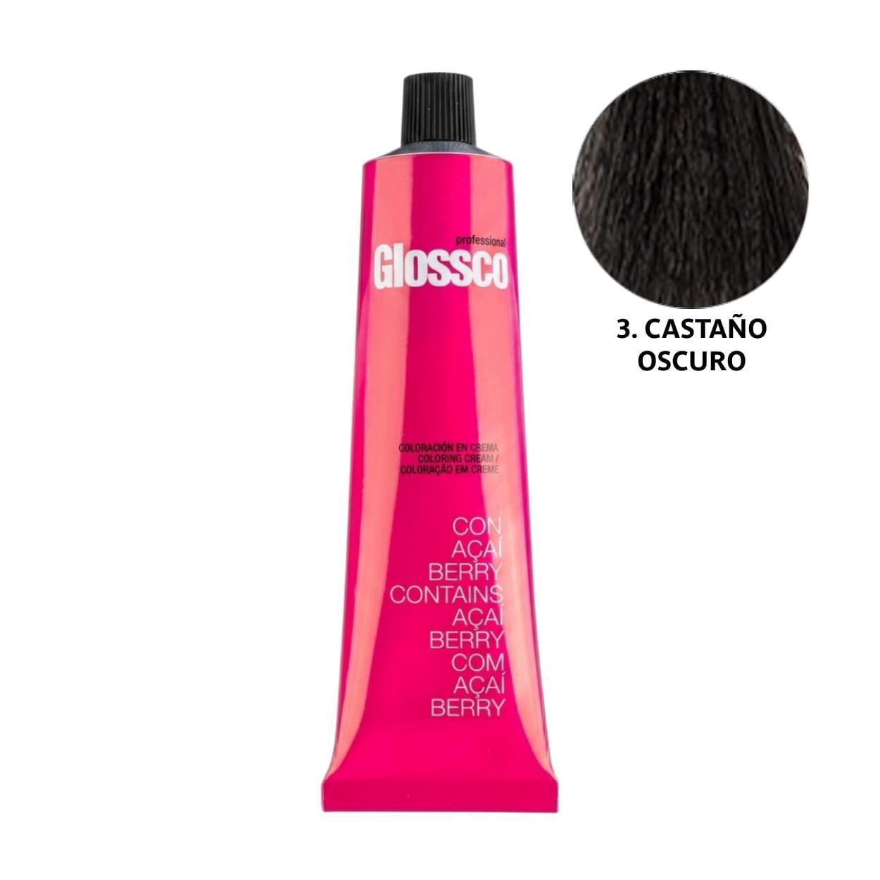 Tinte Permanente Para el Pelo con Aceite de Argan y Açai Berry 100ml - Bases Naturales | Glossco Profesional - Imagen 5