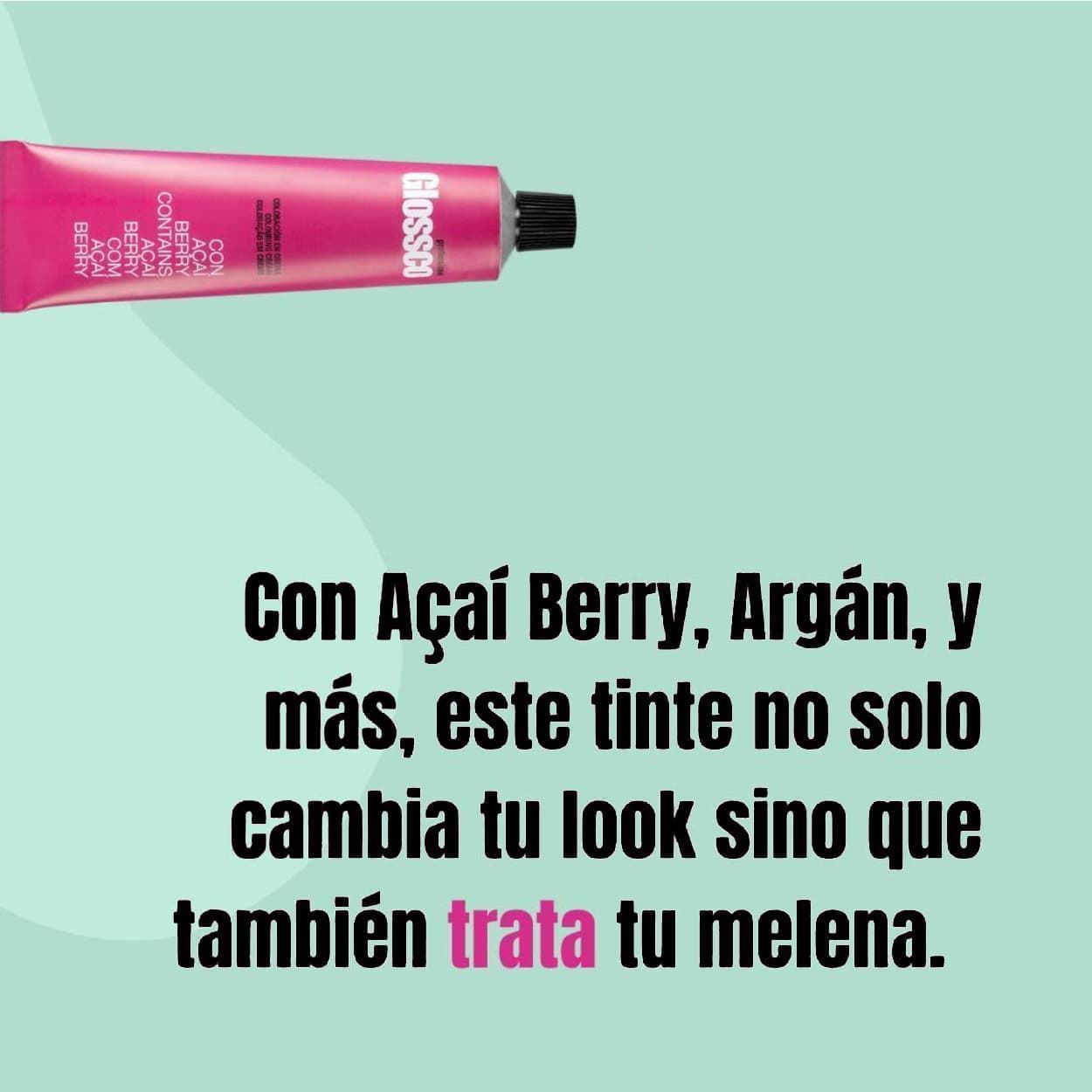 Tinte Permanente Para el Pelo con Aceite de Argan y Açai Berry 100ml - Cenizas | Glossco Profesional - Imagen 6