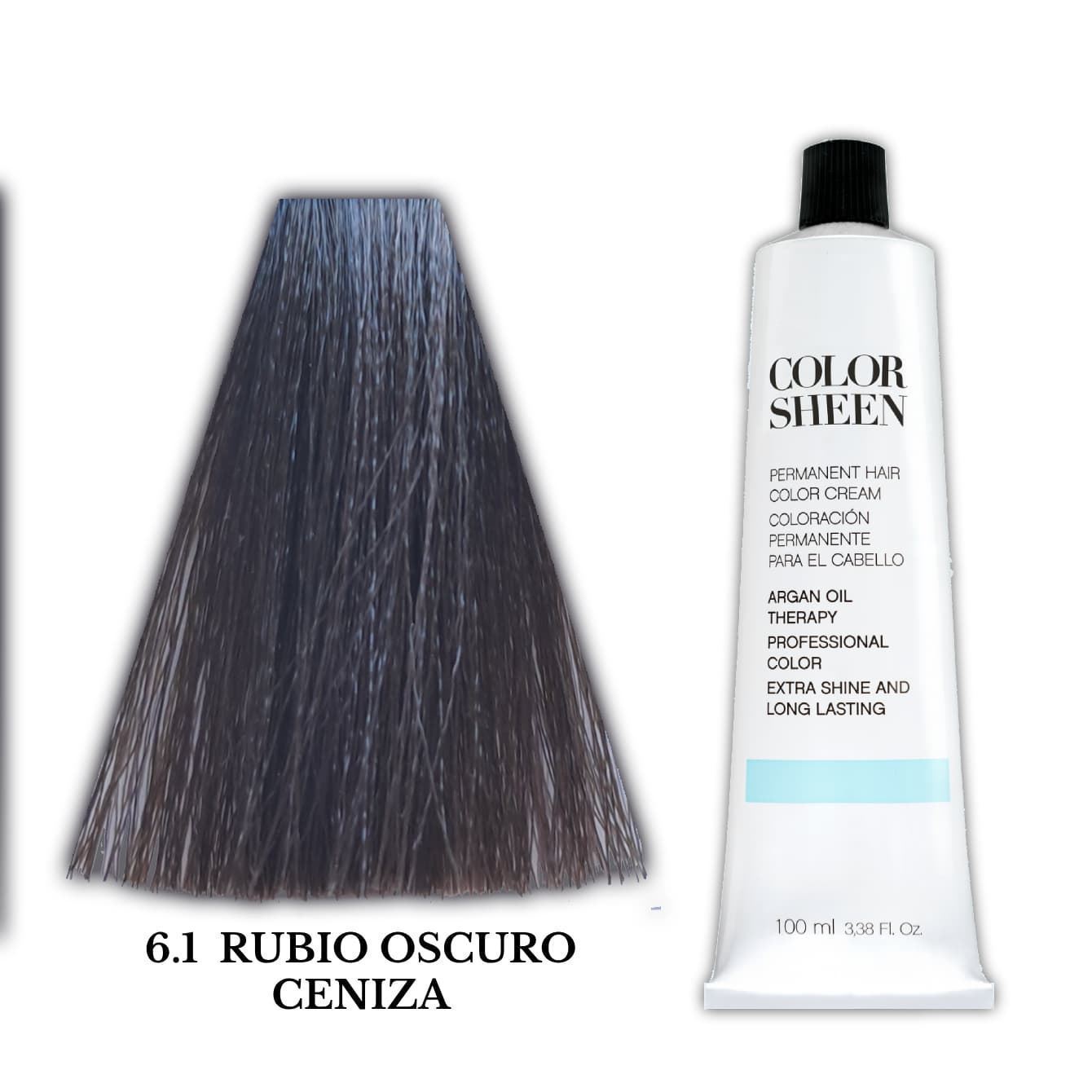 Tinte Permanente para el pelo con Argan "Color Sheen" 100ml : Cenizas | Kosswell - Imagen 10