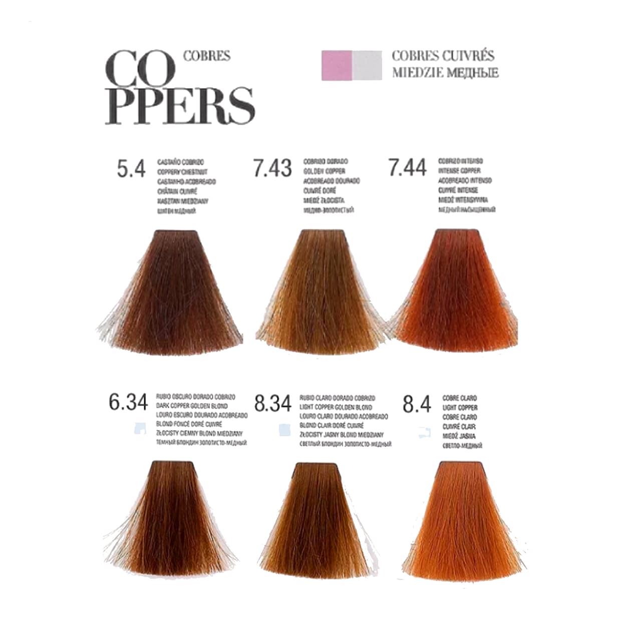 Tinte Permanente para el pelo con Argan "Color Sheen" 100ml : Cobres | Kosswell - Imagen 4