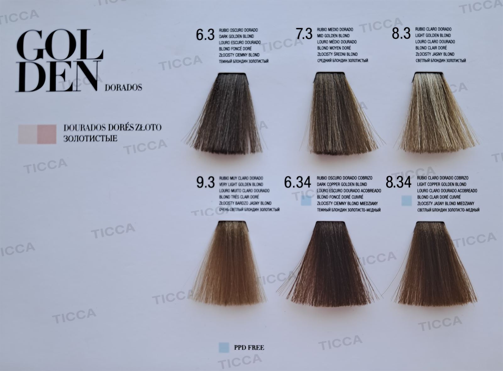 Tinte Permanente para el pelo con Argan "Color Sheen" 100ml : Dorados | Kosswell - Imagen 2