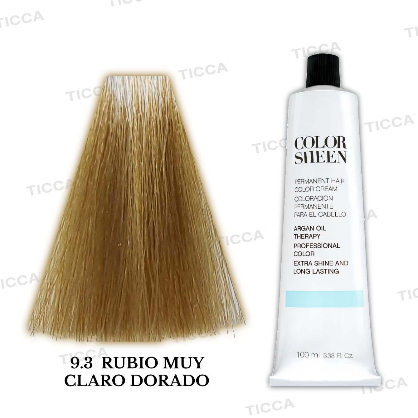 Tinte Permanente para el pelo con Argan "Color Sheen" 100ml : Dorados | Kosswell - Imagen 5