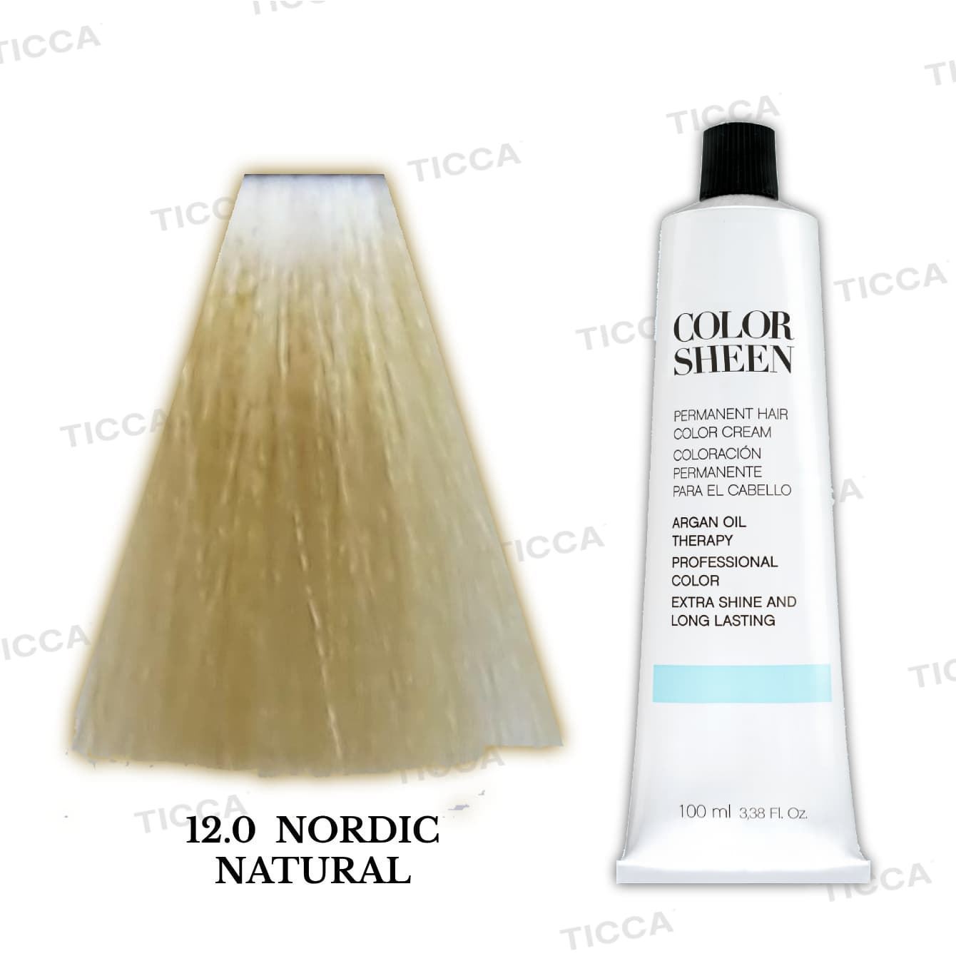 Tinte Permanente para el pelo con Argan "Color Sheen" 100ml : Nordicos |  Kosswell - Imagen 2