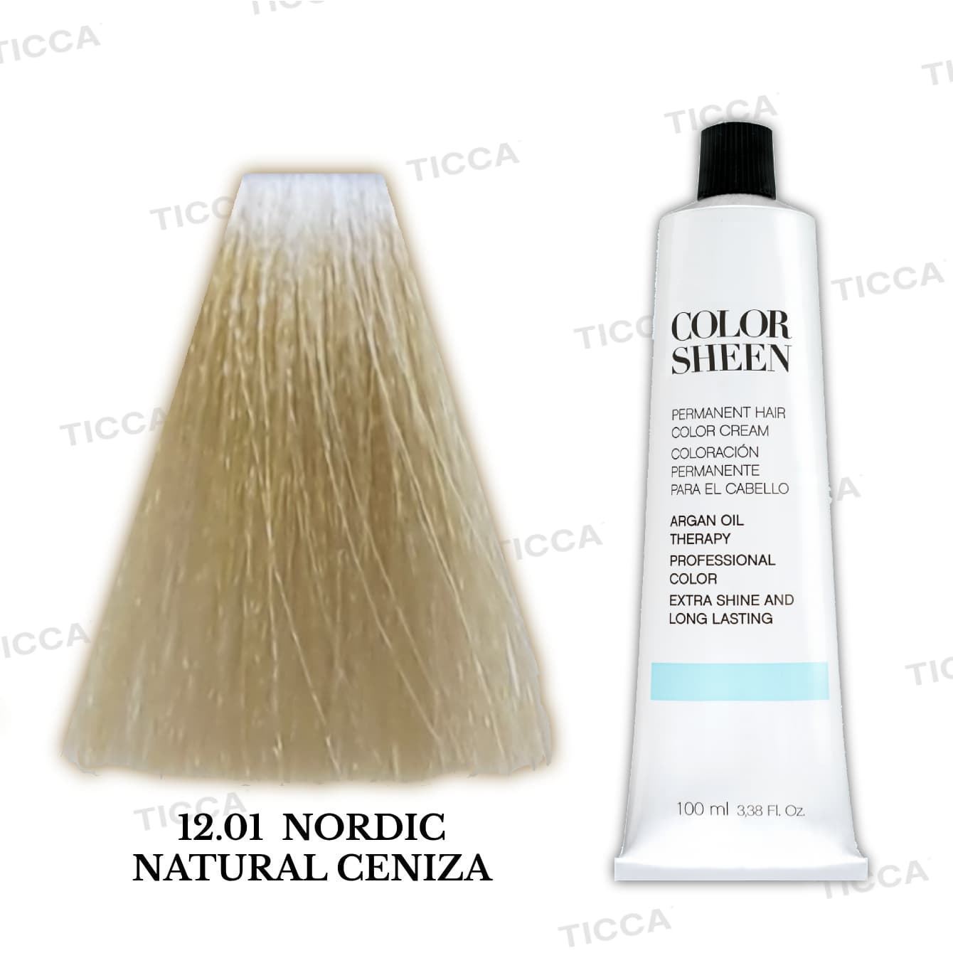 Tinte Permanente para el pelo con Argan "Color Sheen" 100ml : Nordicos |  Kosswell - Imagen 5