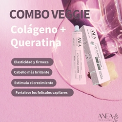 Tinte Permanente Para el Pelo con Queratina y Colágeno 100ml - Bases Naturales | Anea Techline - Imagen 2