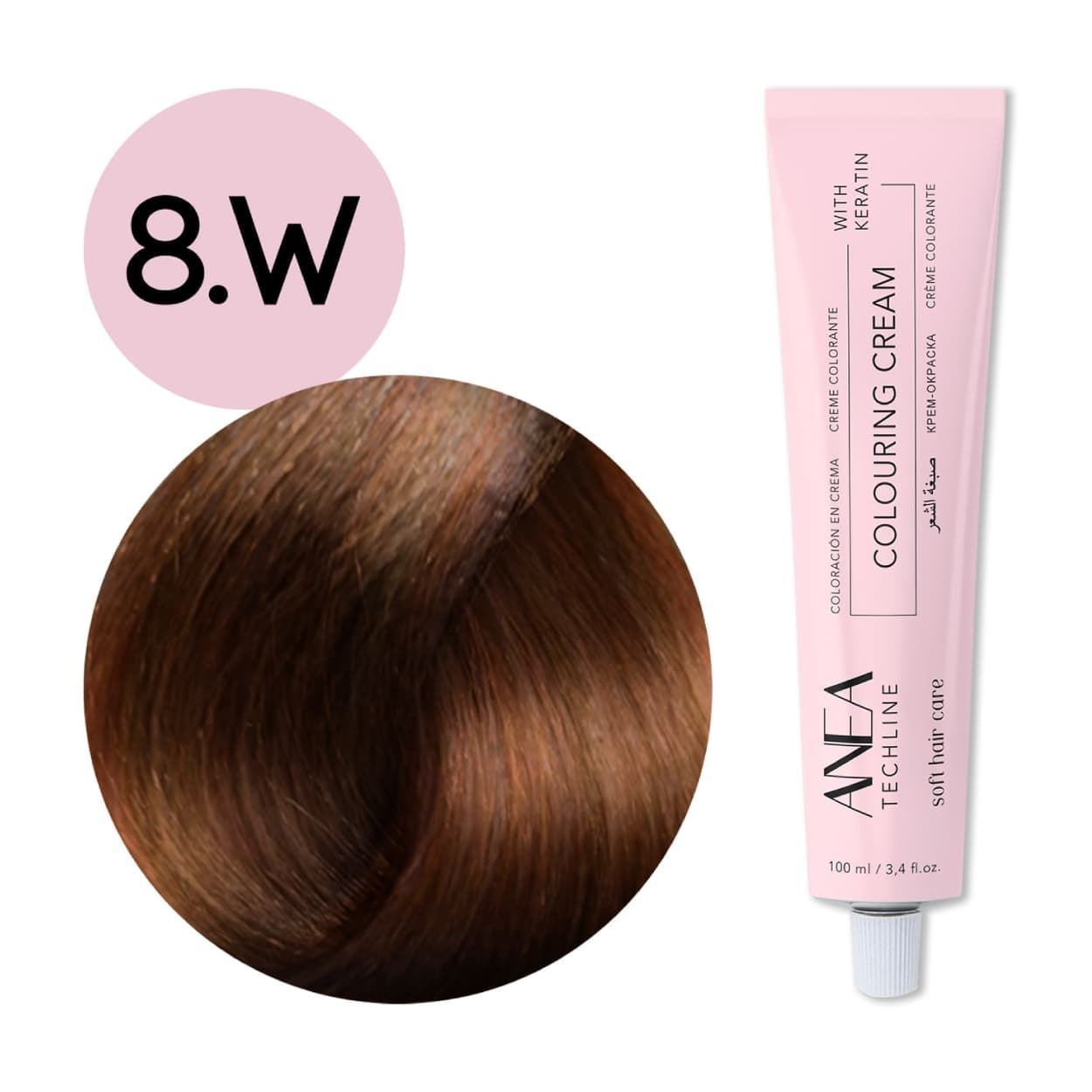 Tinte Permanente Para el Pelo con Queratina y Colágeno 100ml - Bases Naturales Cálidas | Anea Techline - Imagen 8