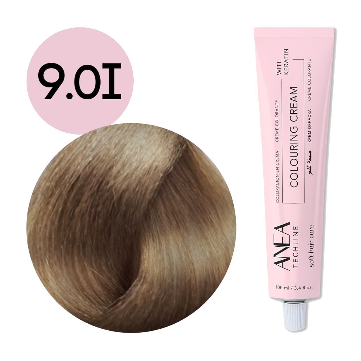 Tinte Permanente Para el Pelo con Queratina y Colageno 100ml - Bases Naturales Frias | Anea Techline - Imagen 10