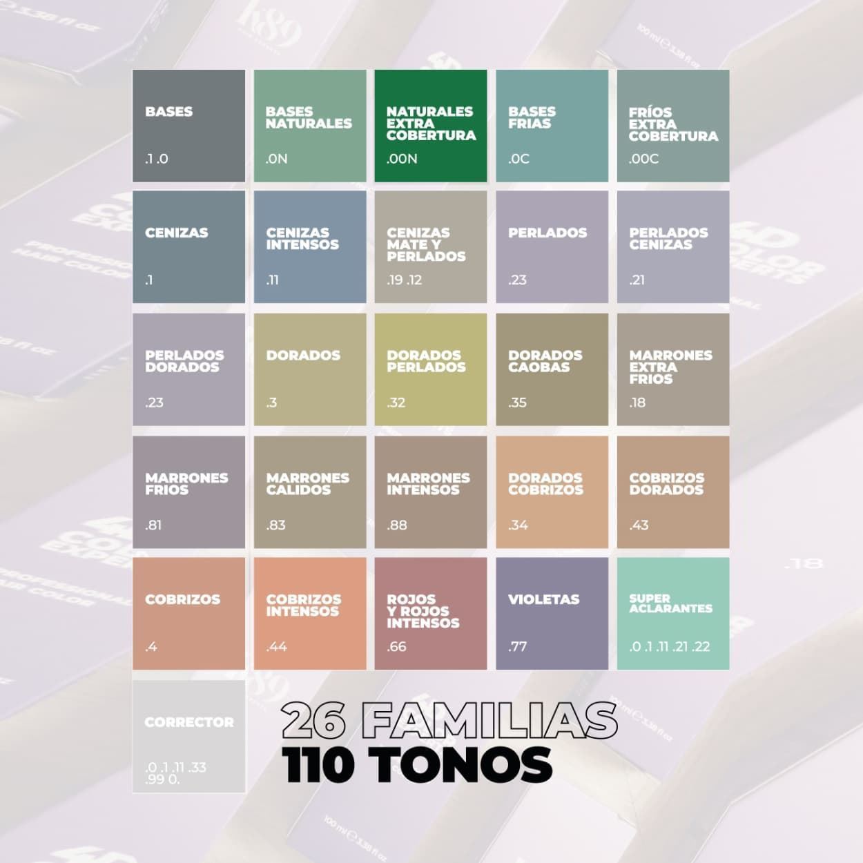 Tinte Profesional 4D Color Experts: Bases Naturales Extra Cobertura .00N 100ml | K89 - Imagen 4