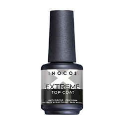 Top Coat Semipermanente Antiarañazos Extreme 15ml - Con Goma | Inocos - Imagen 1