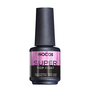 Top Coat Semipermanente Brillo Extremo Super Top Coat 15ml - Sin Goma | Inocos - Imagen 1