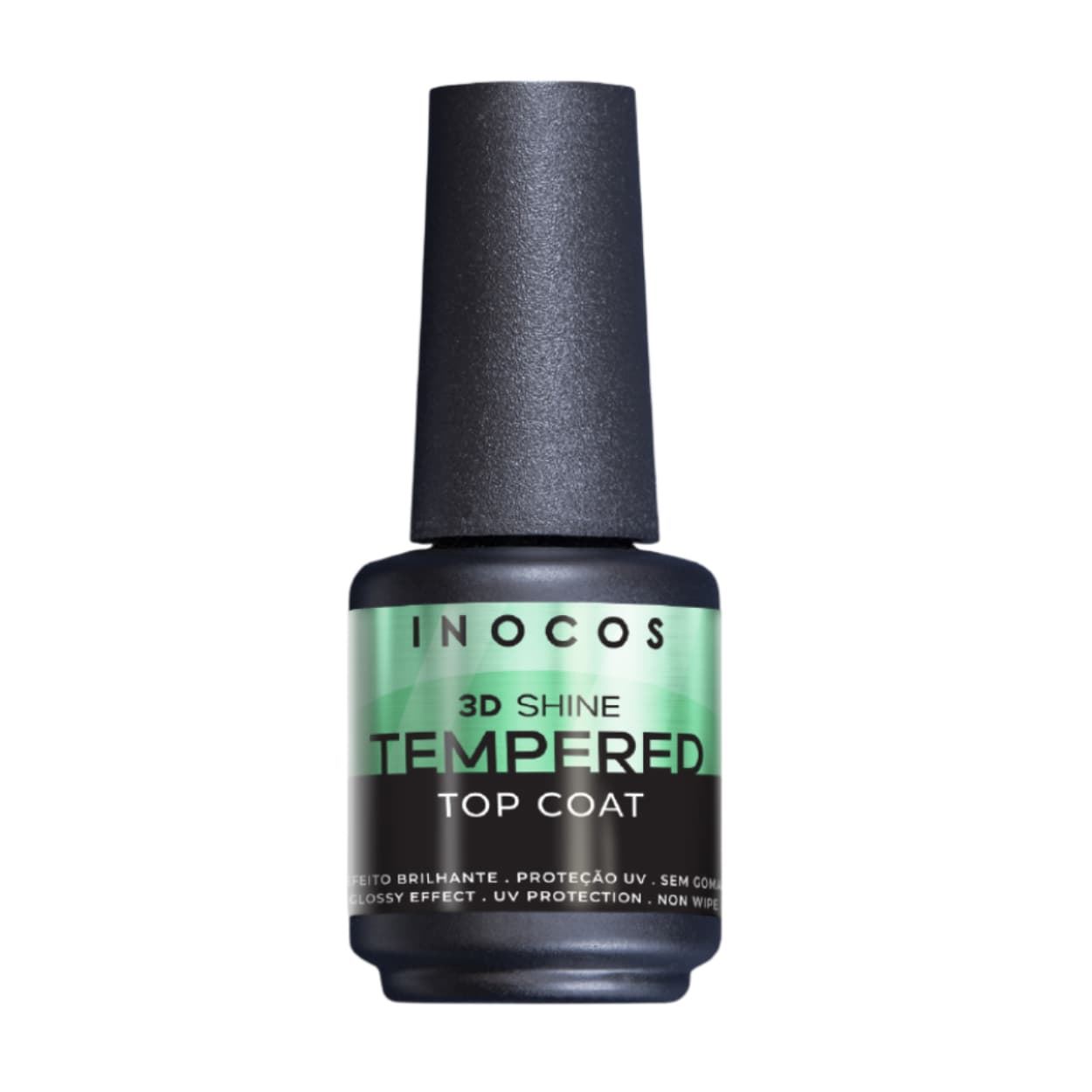 Top Coat Semipermanente Especial Nail Art Tempered 3D 15ml - Sin Goma | Inocos - Imagen 1